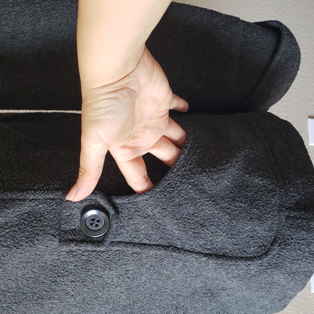 Be Cool Polyester Grey Winter Jacket Size Small - image 3